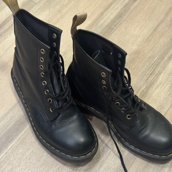 Dr. Martens Vegan Black Lace-Up Boots - Picture 2 of 6
